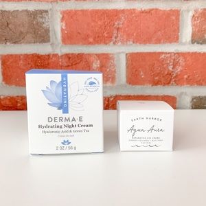 Aqua Aura Eye Cream and Derma E Night Cream